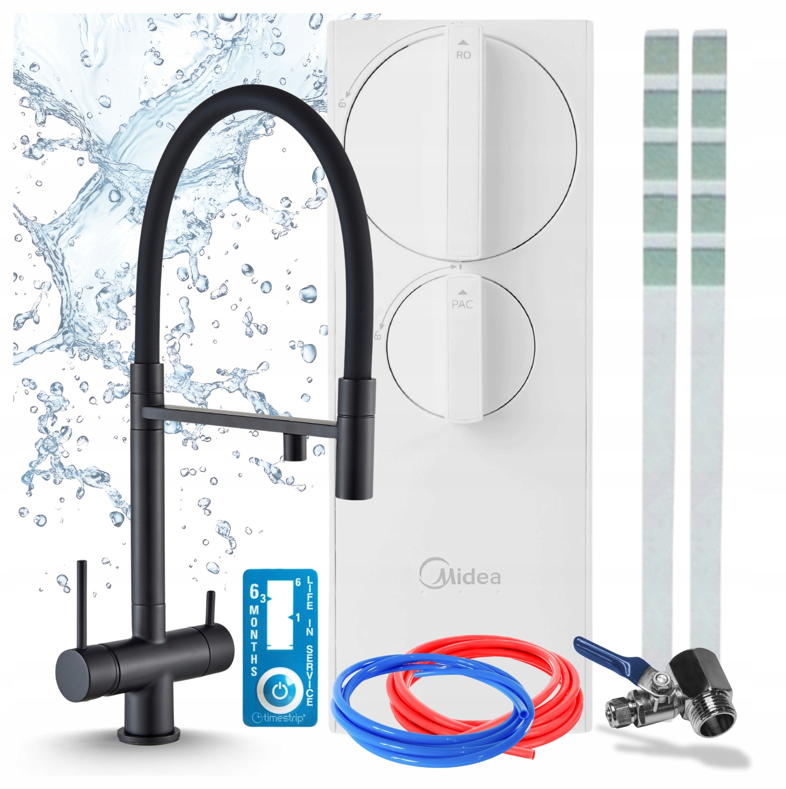 Kohútik Na Filter Vody Kuchynský Pzh A Filter Midea RO5 400GPD Reverzná Osmóza