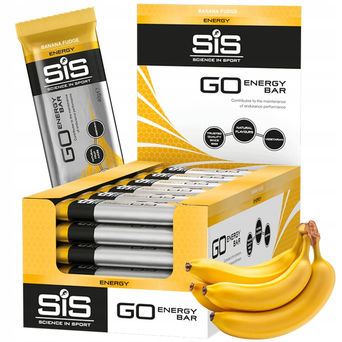 Sis Energetická tyčinka Sacharidy Go Energy Bar 30x40g Energie Banánová