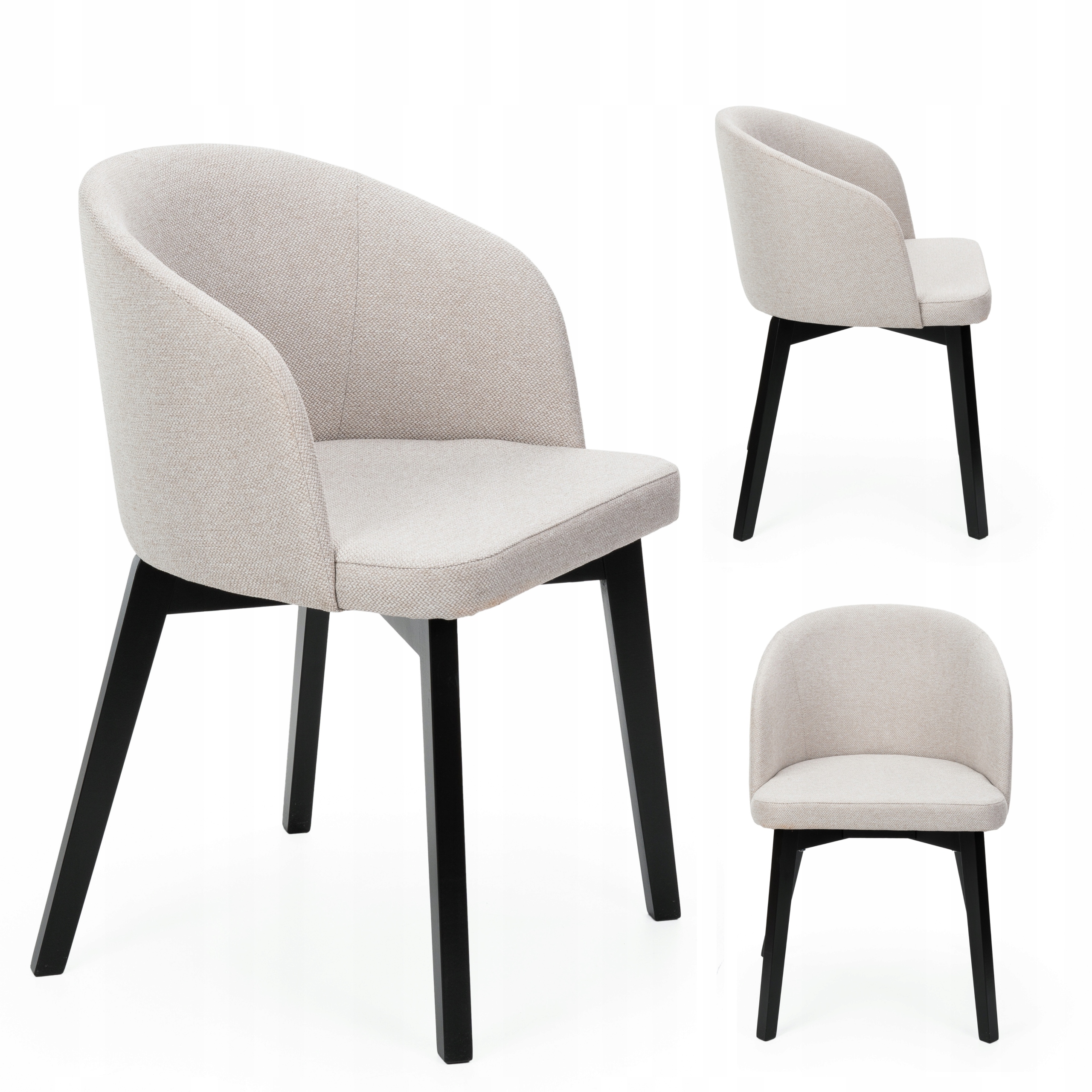 Moderní židle do obývacího pokoje Kancelář Jídelna Výjimečný design BELLUNO2 černá