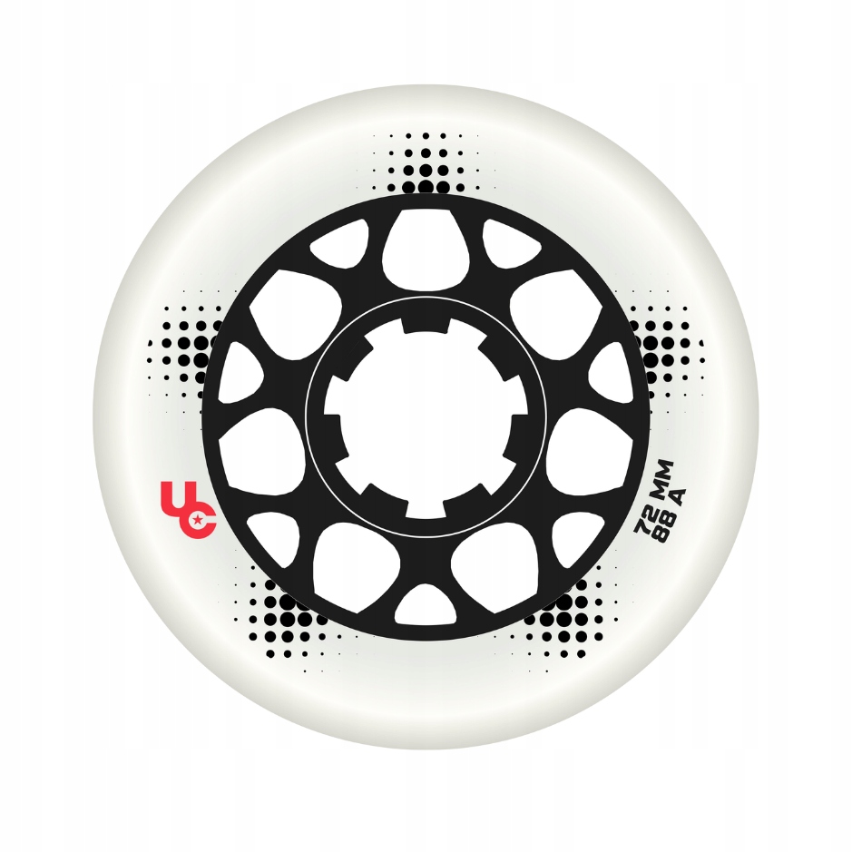 Powerslide Kolečka Powerslide Undercover Team (4ks), bílá, 88A, 84