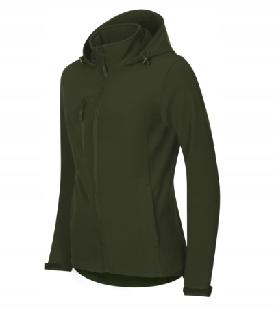 Dámská softshellová bunda 4-Way Stretch Voděodolná Trail 549 military 3XL