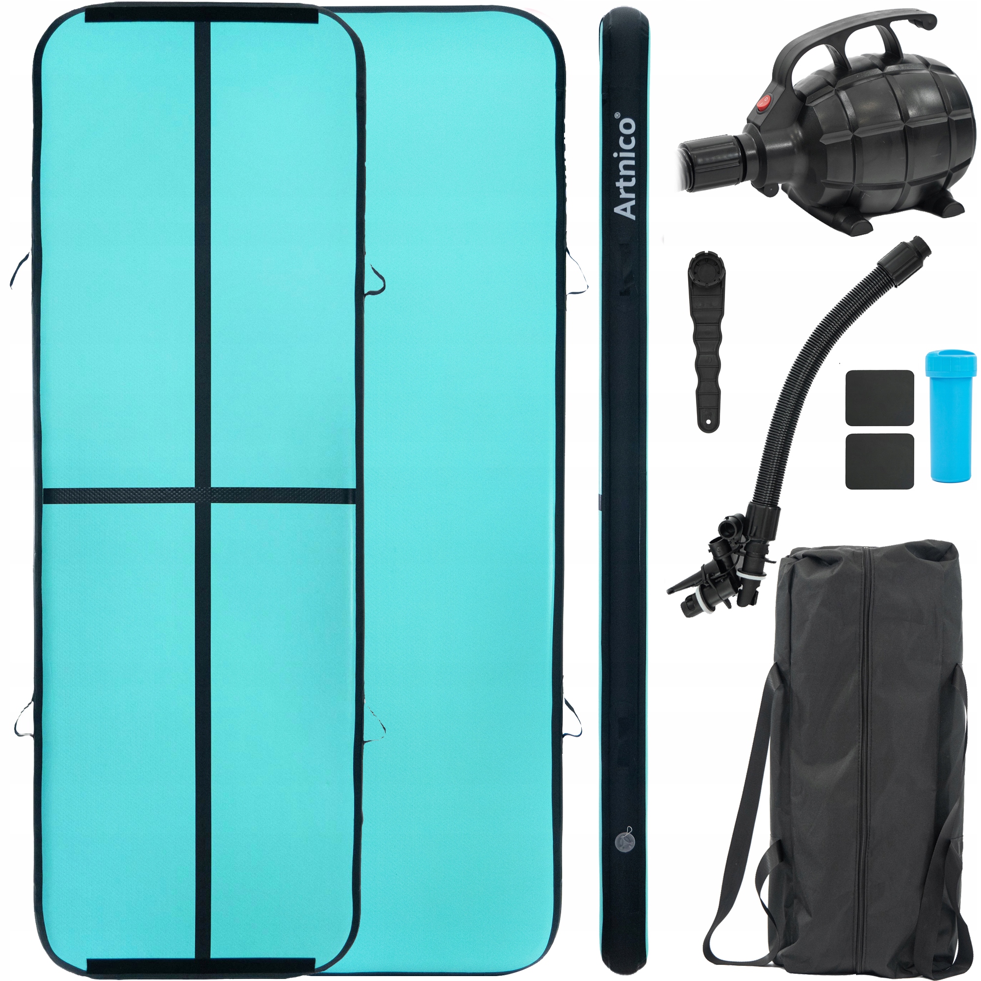 Matrace 3 m Airtrack Nafukovací Podložka Akrobatická Cesta Cvičení