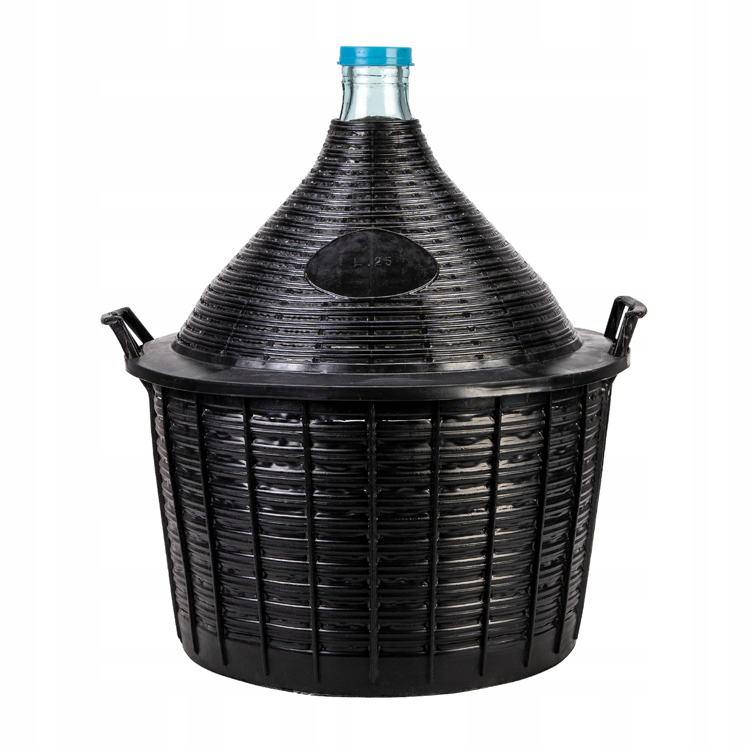 Balón na Víno 25L cider v koši Gąsior na Víno 25L láhev silné sklo