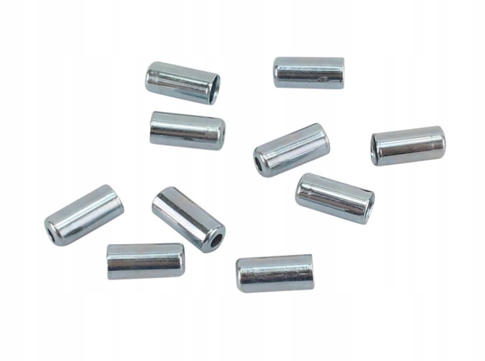 10x KOŃCÓWKA PANCERZA HAMULCA STALOWA 5mm