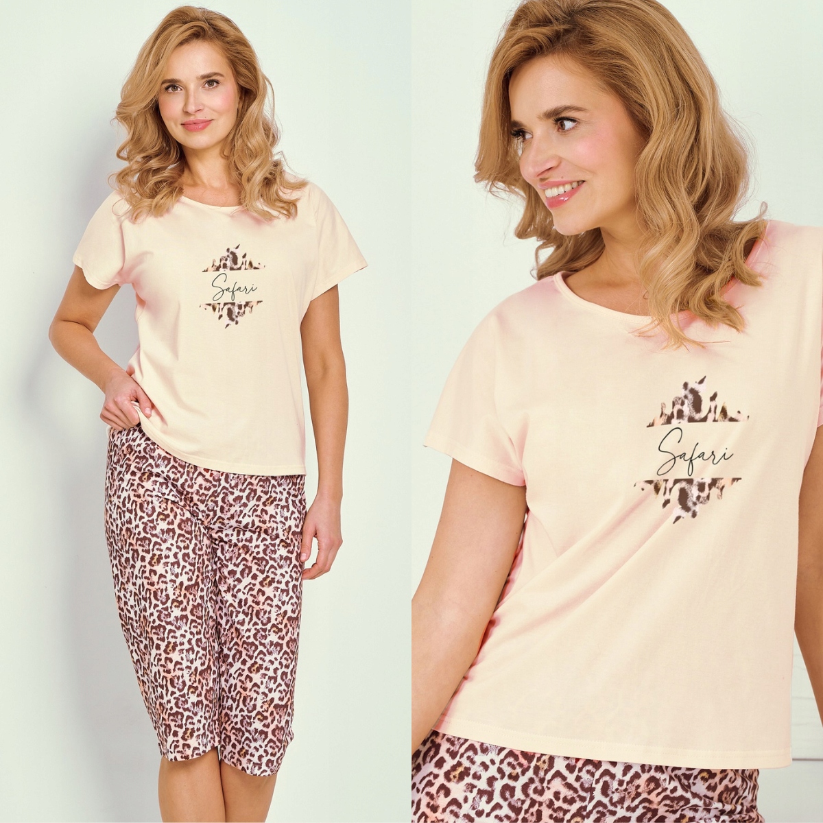 Taro bavlněné dámské pyžamo s krátkým rukávem Chrissy 3320 L