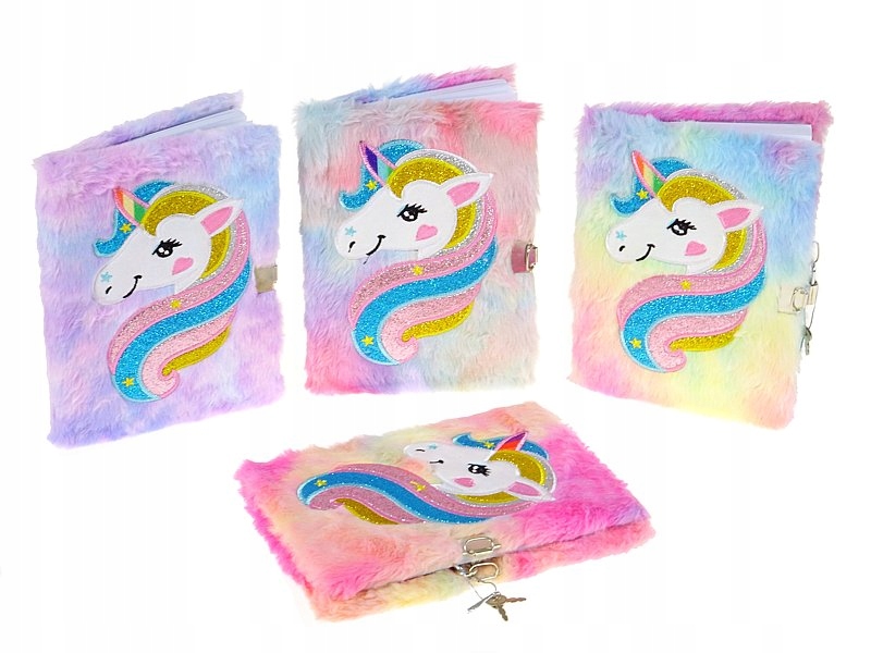 

Pamiętnik Z Kłódką Włochacz Jednorożec Unicorn