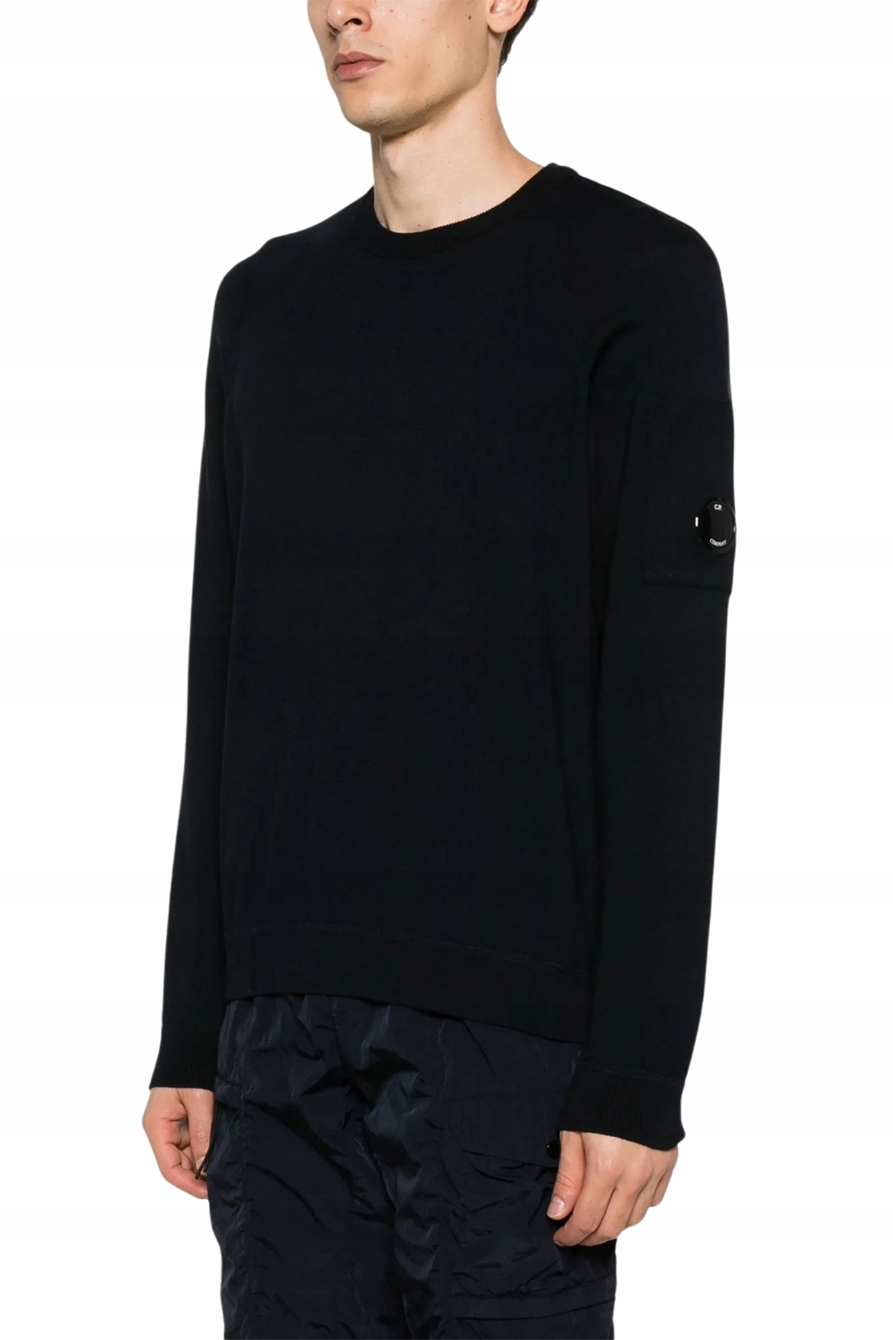C.p. Company Černý pánský tenký svetr Crew Neck XXL