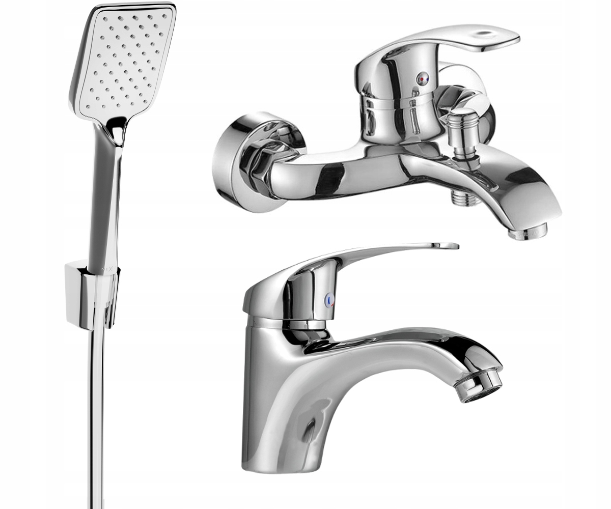 Mexen Fabia R62 Chromová Vanová Souprava se Sprchou a Světly