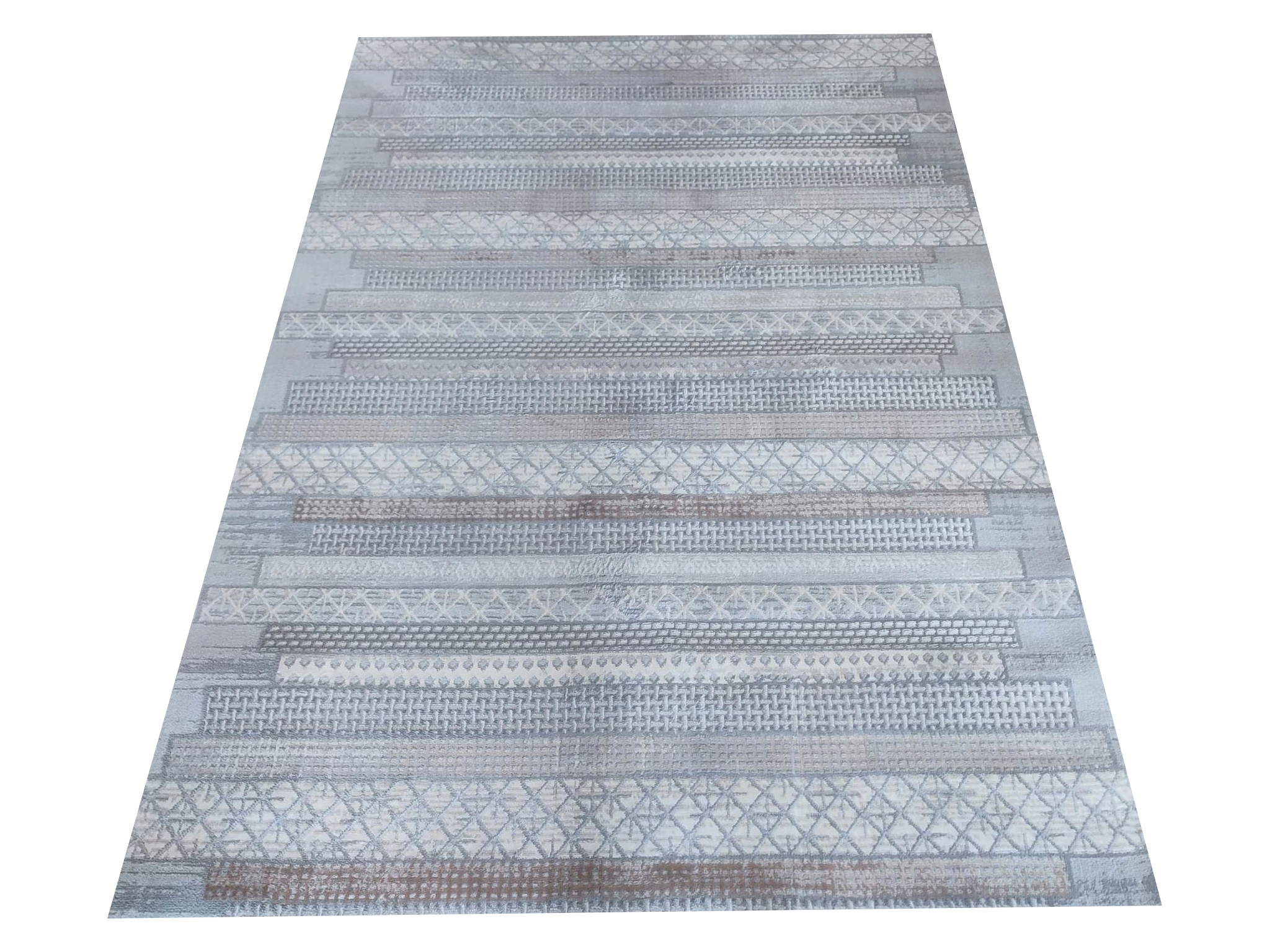 Moderní béžový koberec do obývacího pokoje Monako 80x150