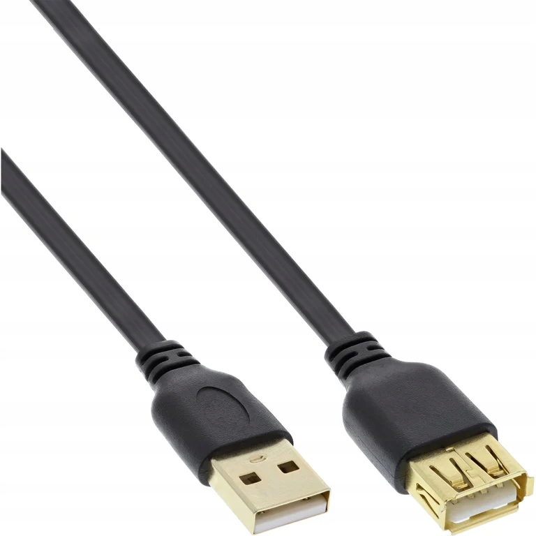 InLine 34620F kabel USB 2 m USB A Czarny