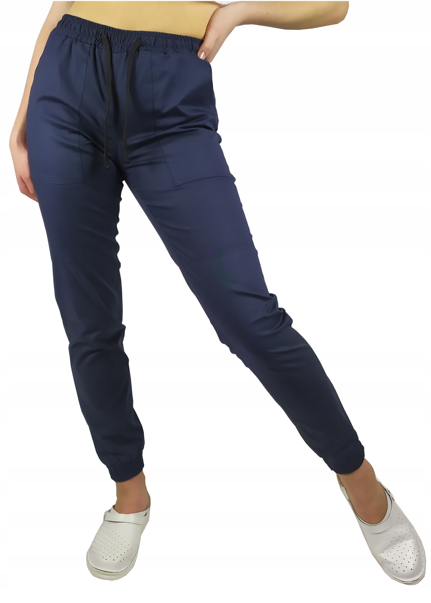 

Spodnie medyczne joggery elastyczne granat roz. XL