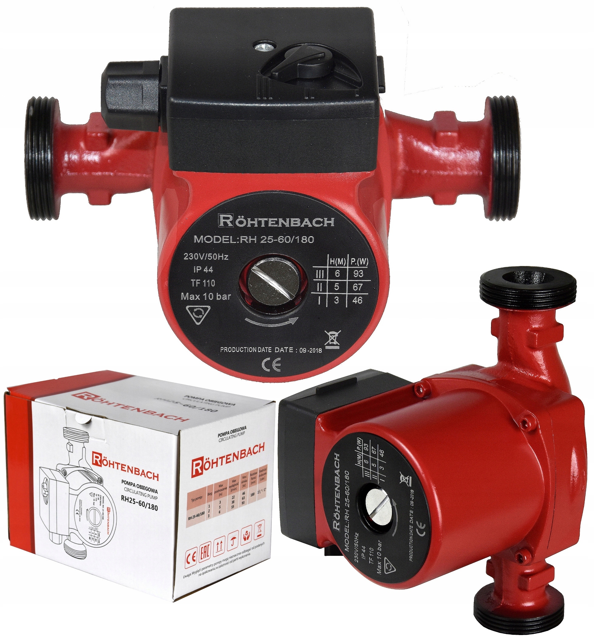 

Pompa Obiegowa Ibo Rh 25-60 180 Cyrkulacyjna Co