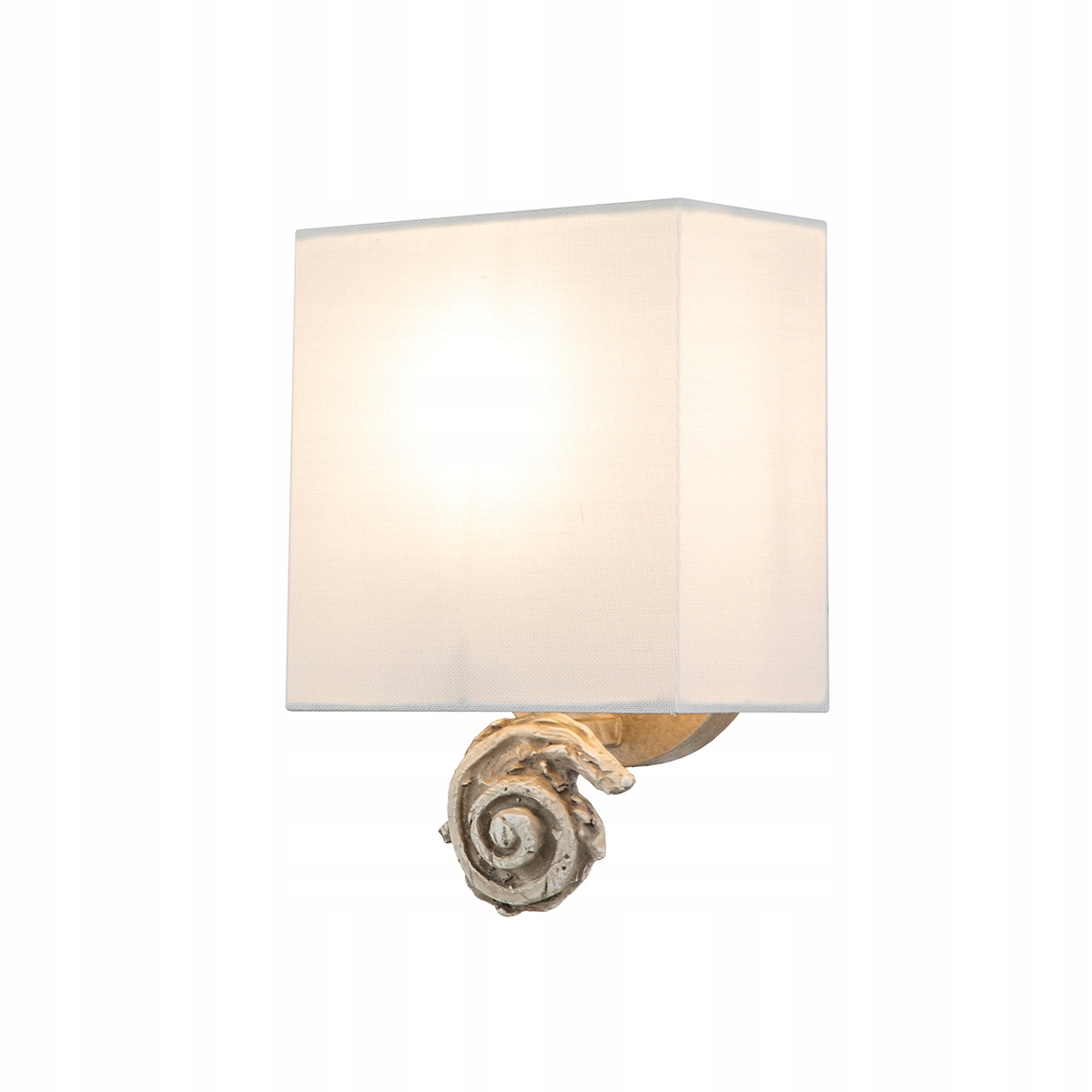 Nástenné svietidlo Swirl biele 1xE27 60W IP20 Flambeau