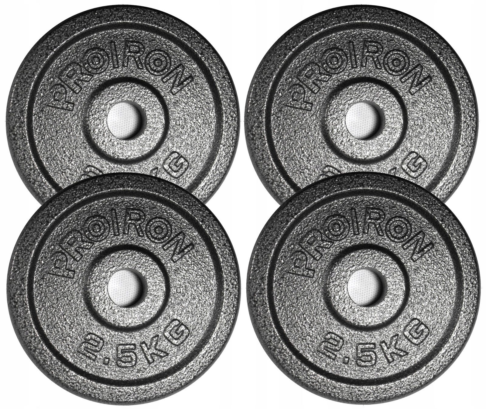Závaží z litiny Proiron 10 kg 4 po 2,5 kg