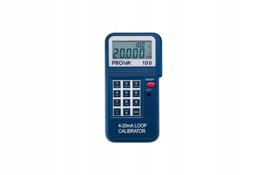 

Kalibrator-zadajnik Pętli Prądowej 4-20mA PROVA100