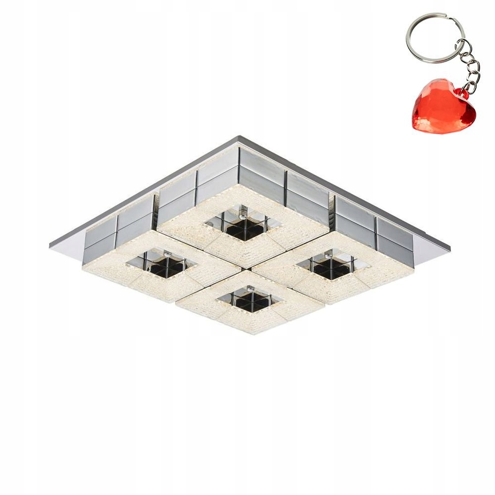 Stropná lampa štvorcová stropné svietidlo Clarise MX15081-4B-48W Italux