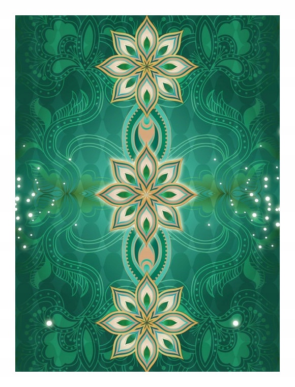Fototapeta Mandala Květiny Boho Vzory do ložnice Obývací pokoj 206x275 lepidlo