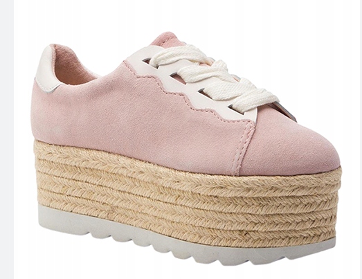Guess Dámské Kožené Espadrilky Růžové 40 3W8G7*