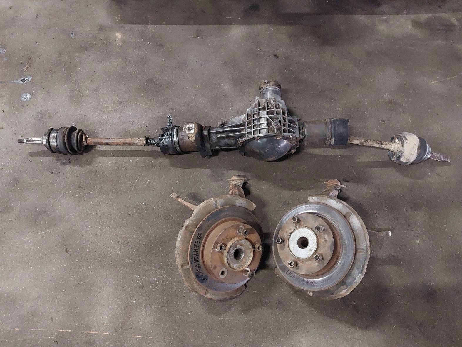 differential differential front + semi-axis + swings LADA NIVA 2121 LIFT ID: 156902
