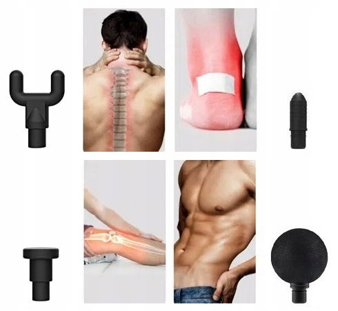 Masażer RELAXVITAL ISTOLET MASUJĄCY MIĘŚNI MASAŻER Model GUN MASSAGE PISTOLET MASUJĄCY MIĘŚNI