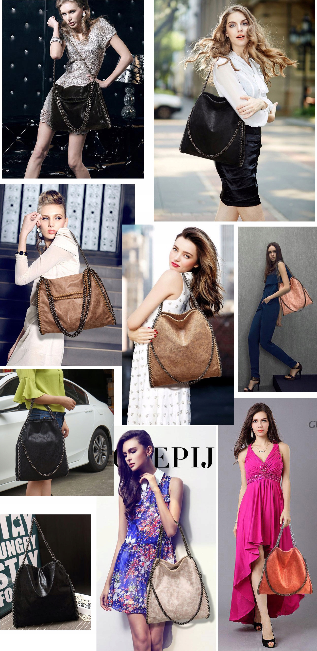 TOREBKA Z ŁAŃCUCHAMI _ TORBA ŁAŃCUCHY _ STELLA BAG Płeć kobieta