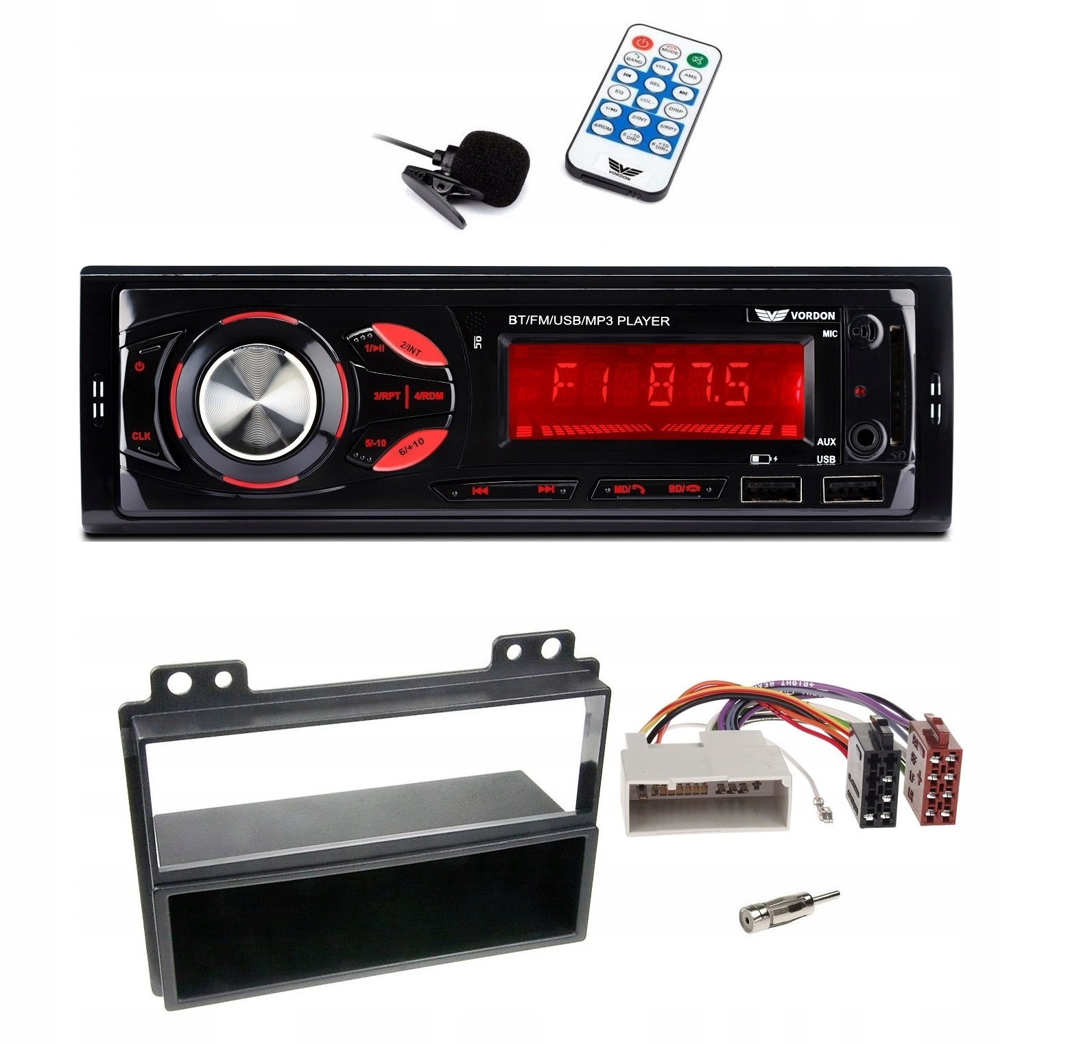 Bluetooth Usb autorádio Ford Fusion MK1 Fusion JU2 Vordon HT-179