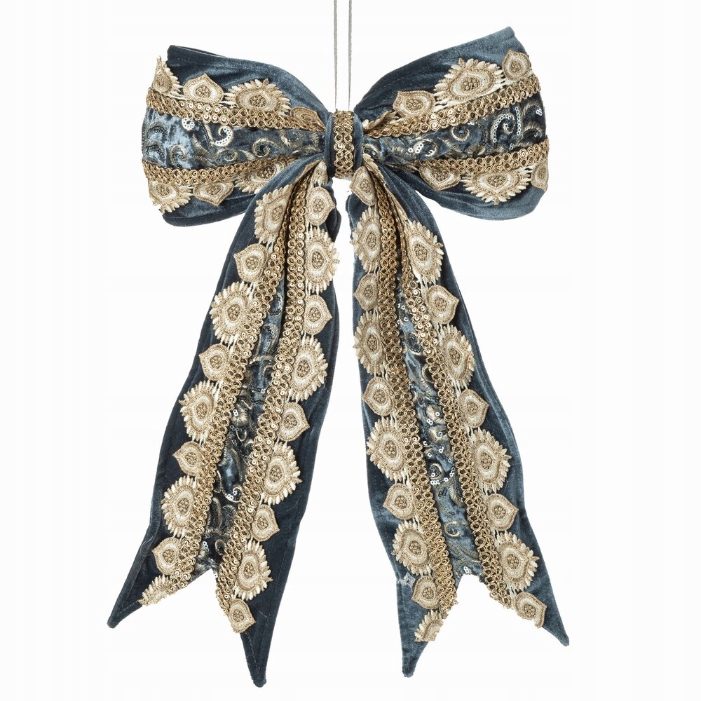 Vianočná ozdoba 45x32x3 Eurofirany modrá