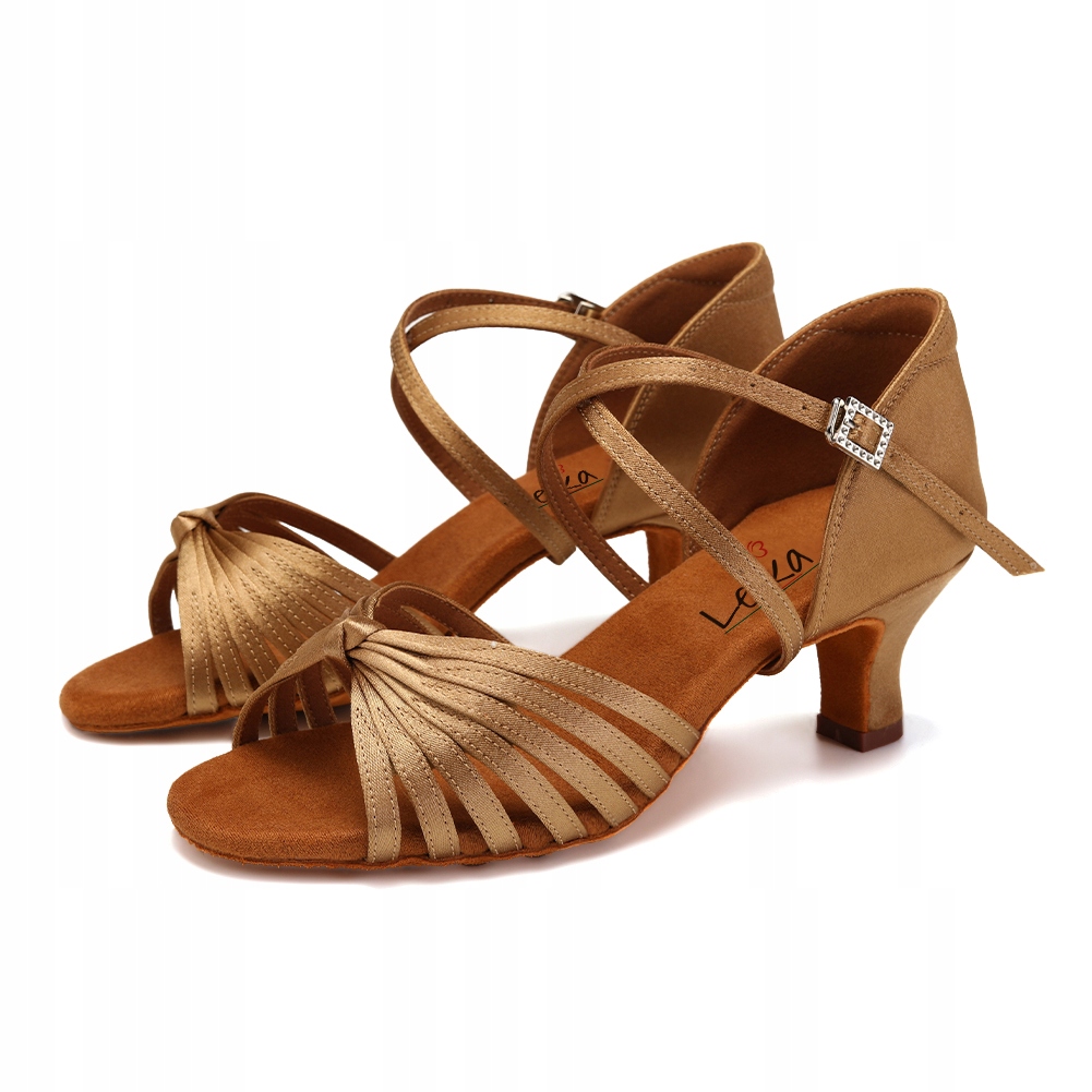 Taneční Boty Pohodlné Latino Nude 5,5 cm