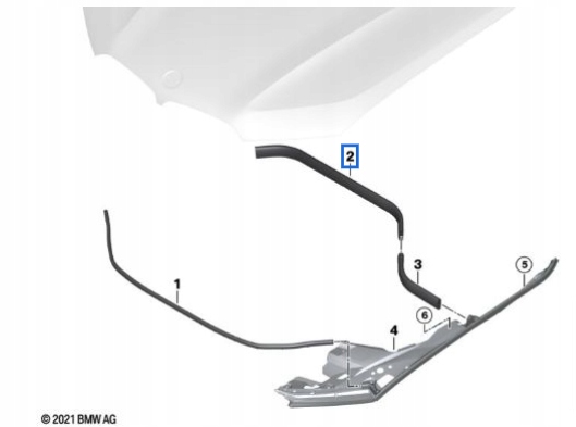 51767418184 - Прокладка капота ЗД BMW X7 G07 19-7418184