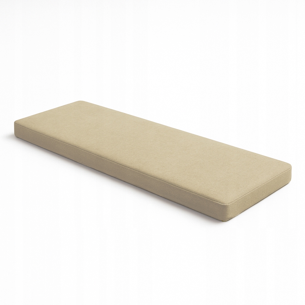 Polštář na zahradní lavičku 220×25×3 cm Vysoká Voděodolná matrace Béžová