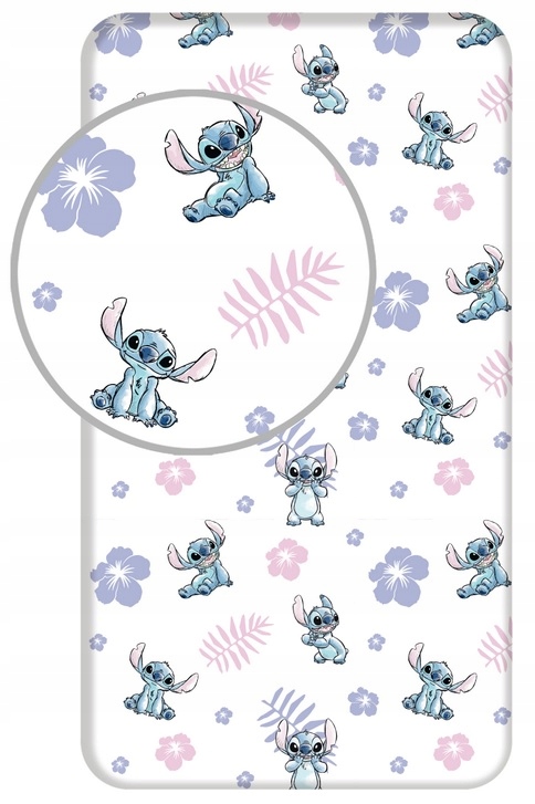 

Prześcieradło Bawełniane Lilo Stitch Sticz 90x200