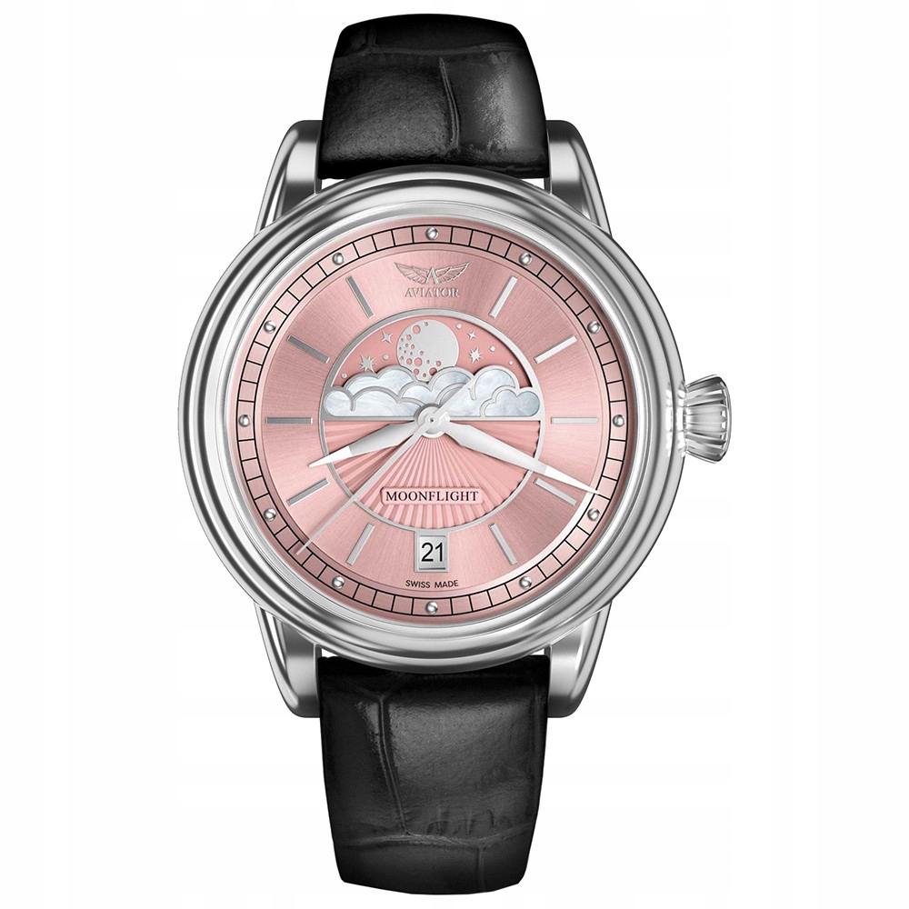 Zegarek Damski Aviator V.1.33.0.257.4.BM czarny
