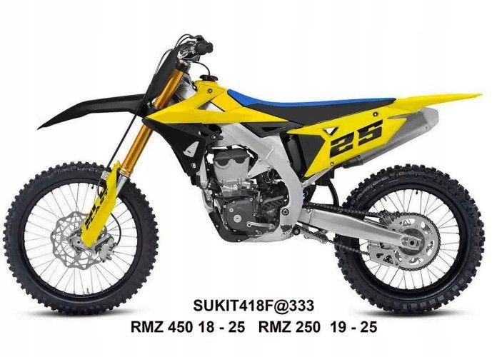 Sada Plastov Suzuki Rmz 250 '19-'25, Rmz 450 '18-'25