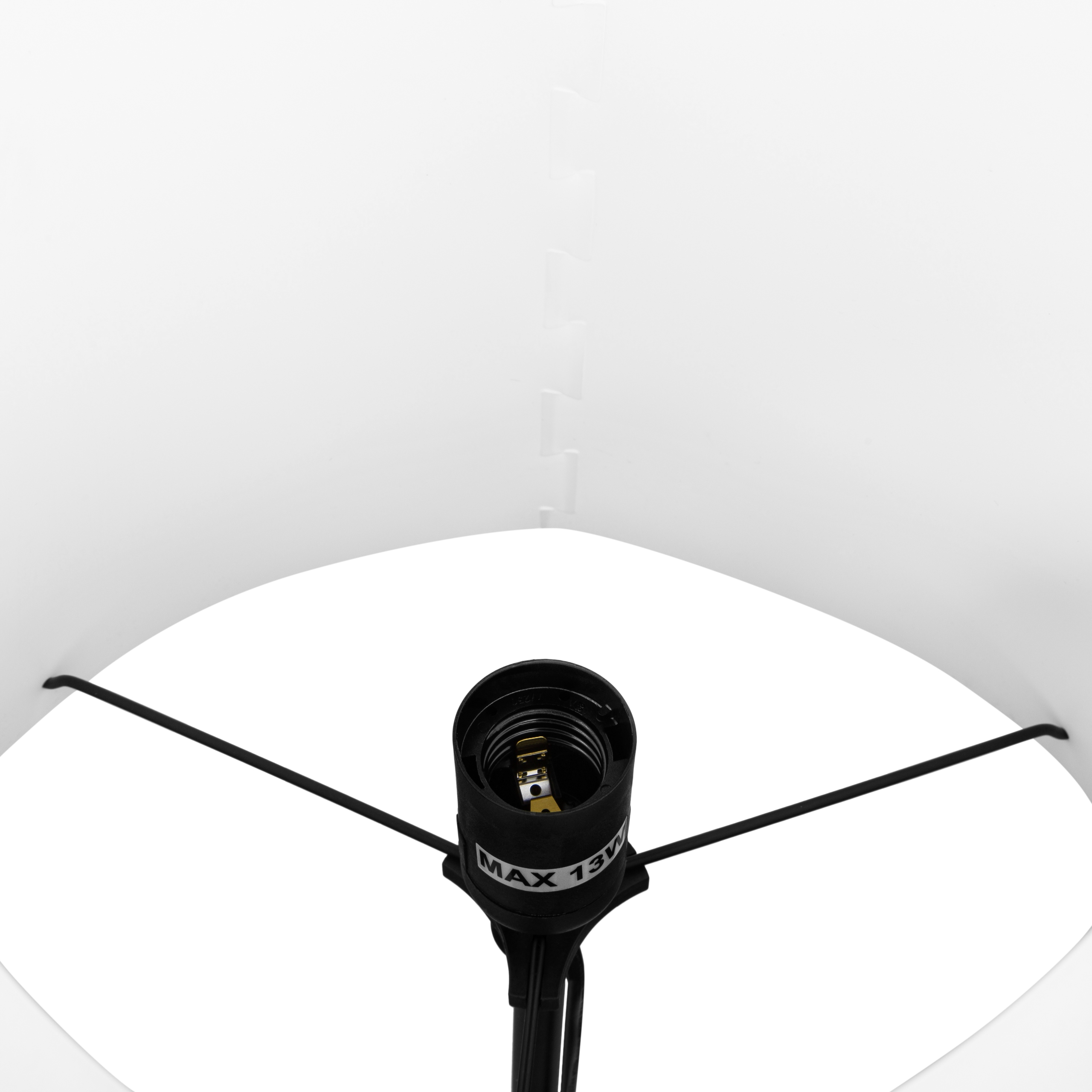 LAMPA STOJĄCA LAMPA PODŁOGOWA CZARNO / BIAŁA LOFT - IKEA BARLAST 150CM LED Marka Ikea