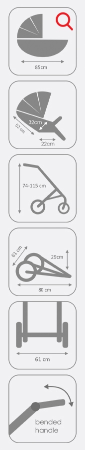 COLETTO FLORINO NEW WÓZEK DZIECIĘCY 2W1 GRATIS Zestaw 2w1