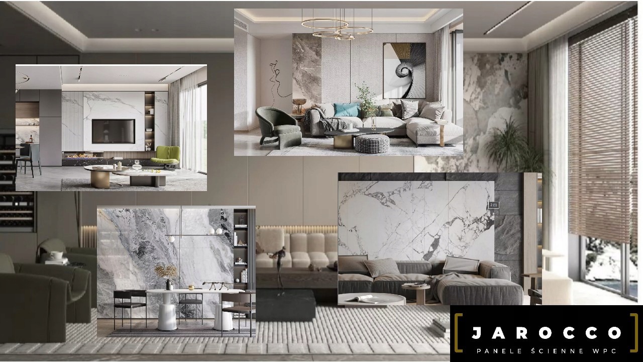 Panele ścienne z włókna bambusowego WPC - NR. 8041 grubość 5 mm Jednostka sprzedaży sztuka