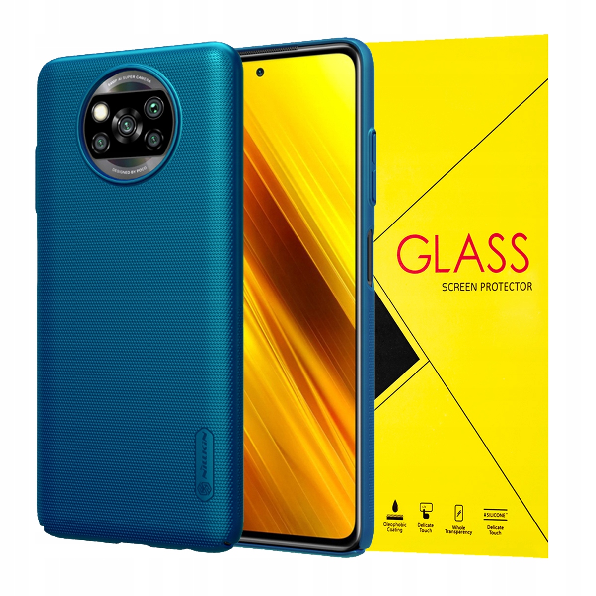 

Nillkin Etui Case Do Xiaomi Poco X3 Pro + Szkło