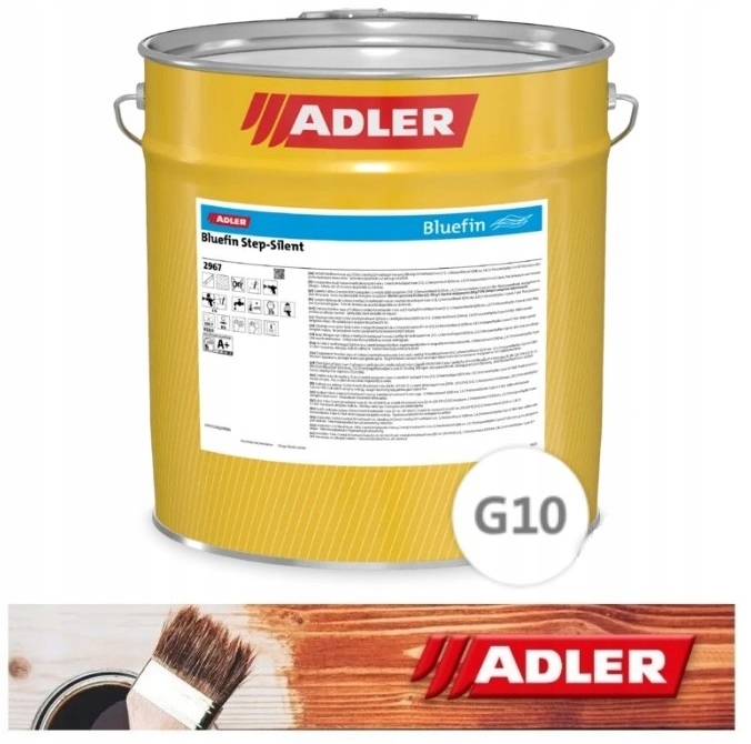 Adler Bluefin Step-Silent Vodní lak na schody a podlahy G10 Mat 4 kg