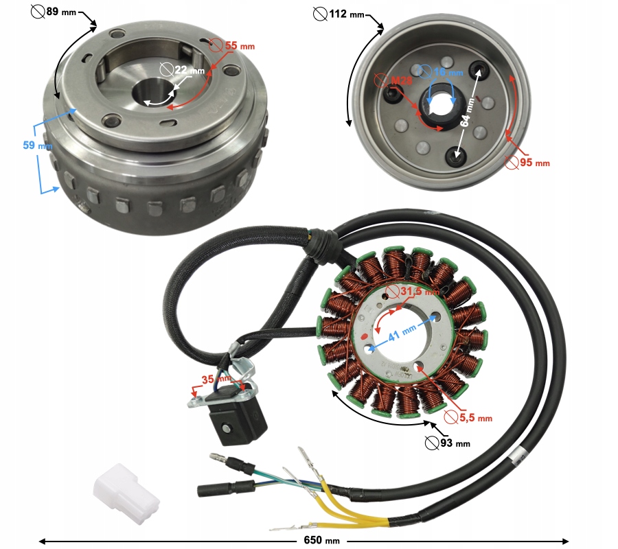 ISKFUE032 - ІСКРОВИЙ МАГНІТ HYPER 125 ЄВРО 5