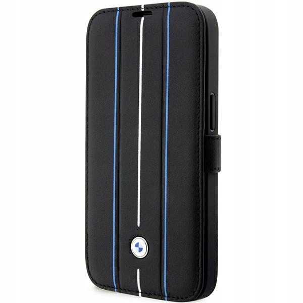 Pouzdro Bmw BMBKP14L22RVSK iPhone 14 Pro 6,1", černá/černá barva, pouzdro Leather St