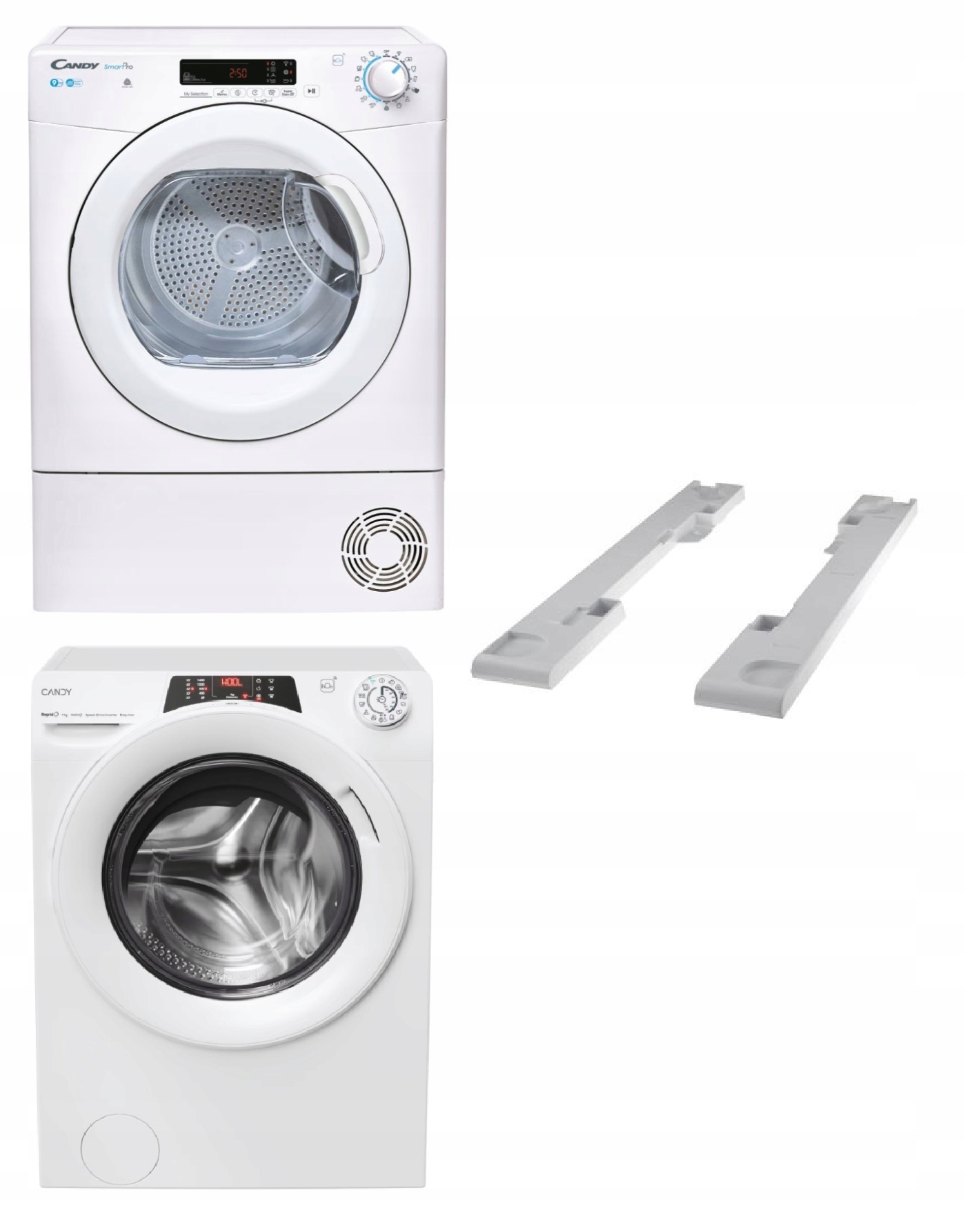 Zestaw Agd Candy Pralka Suszarka Łącznik 9KG