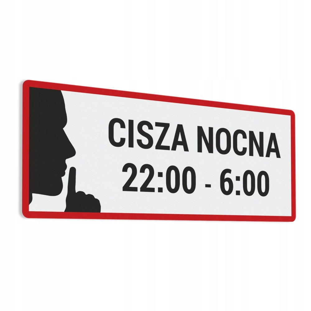 

Cisza Nocna 6x15 naklejka