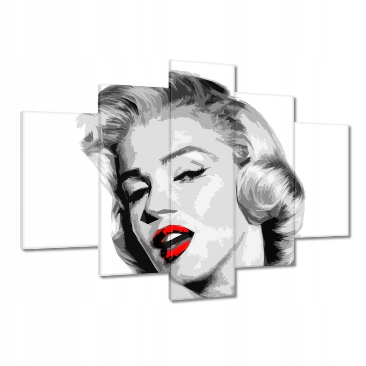 Obrazy 150x105 Marilyn červené rty