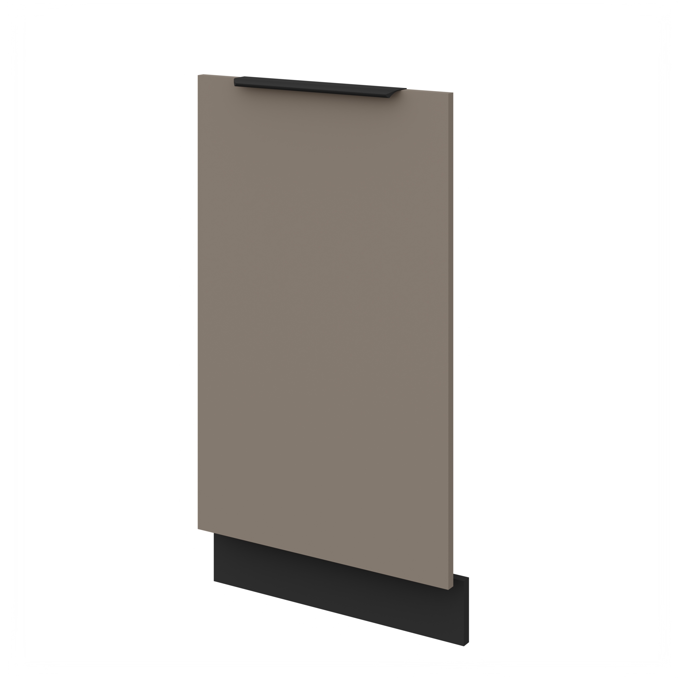Panel pro vestavbu 713 x 446, přední část pro vestavnou myčku nádobí 45 cm Sandgrau mat