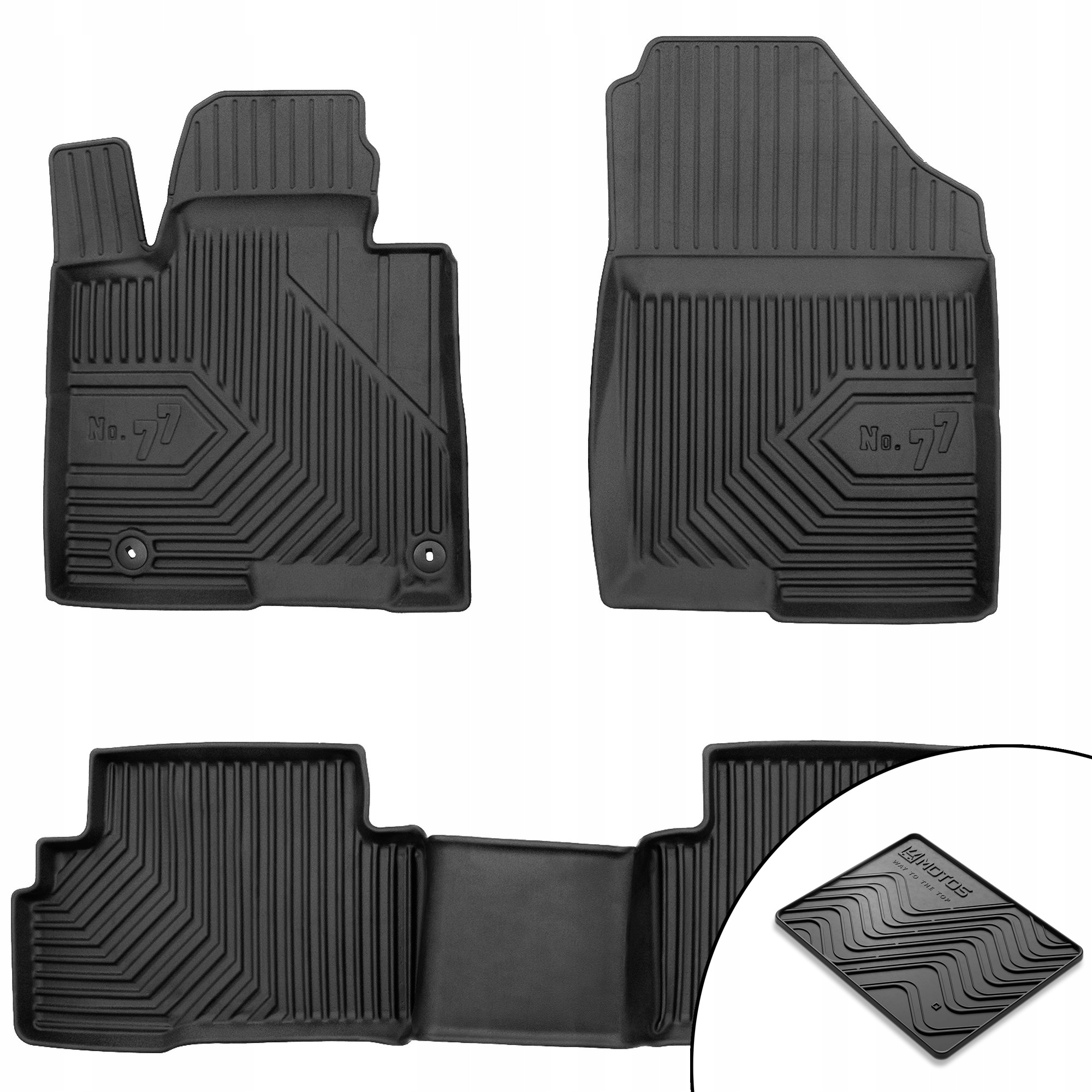 Dywaniki gumowe No.77 Hyundai Tucson IV od 2020 Hybryda, nie pasują do Hybr
