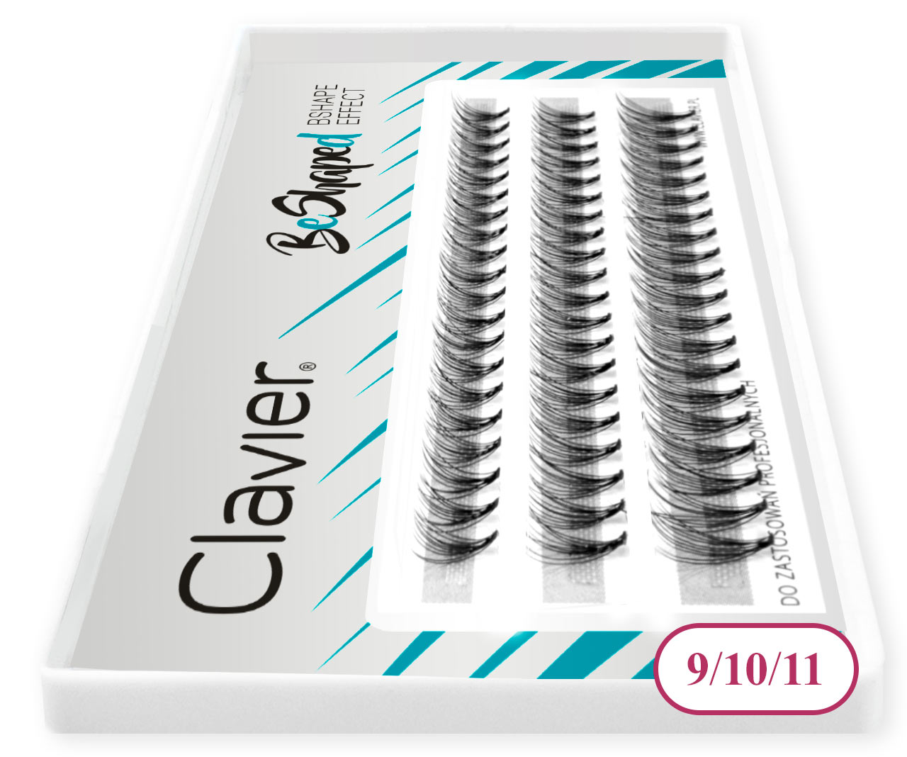 

Kępki Rzęs Clavier BeShaped 8mm MIX 9/10/11