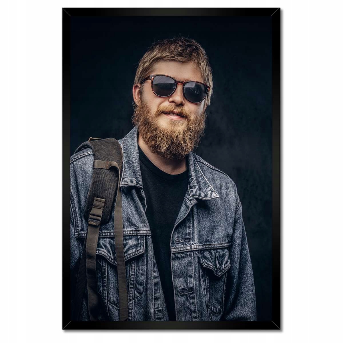 Plakáty v rámu 40x60 Usměvavý Hipster