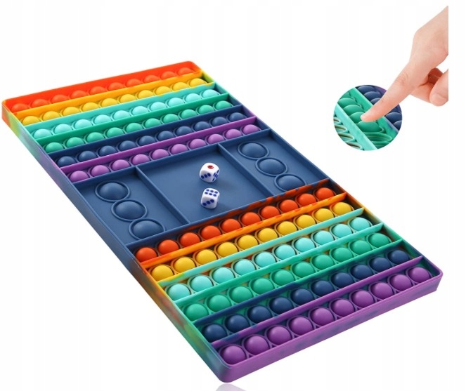 

Pop It Push Bubble Sensoryczna Anty Stres Gra XXL