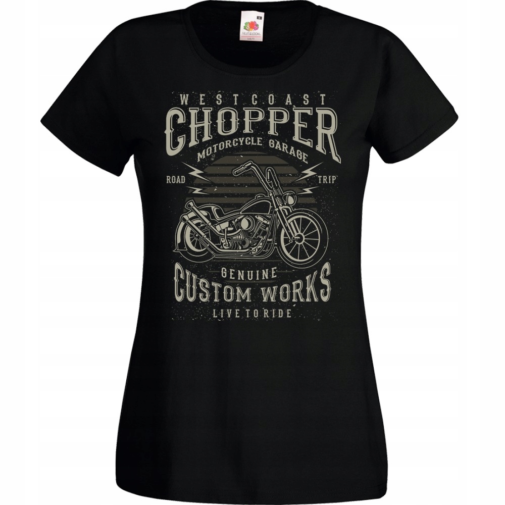 

Koszulka motor motocykl chopper L czarna