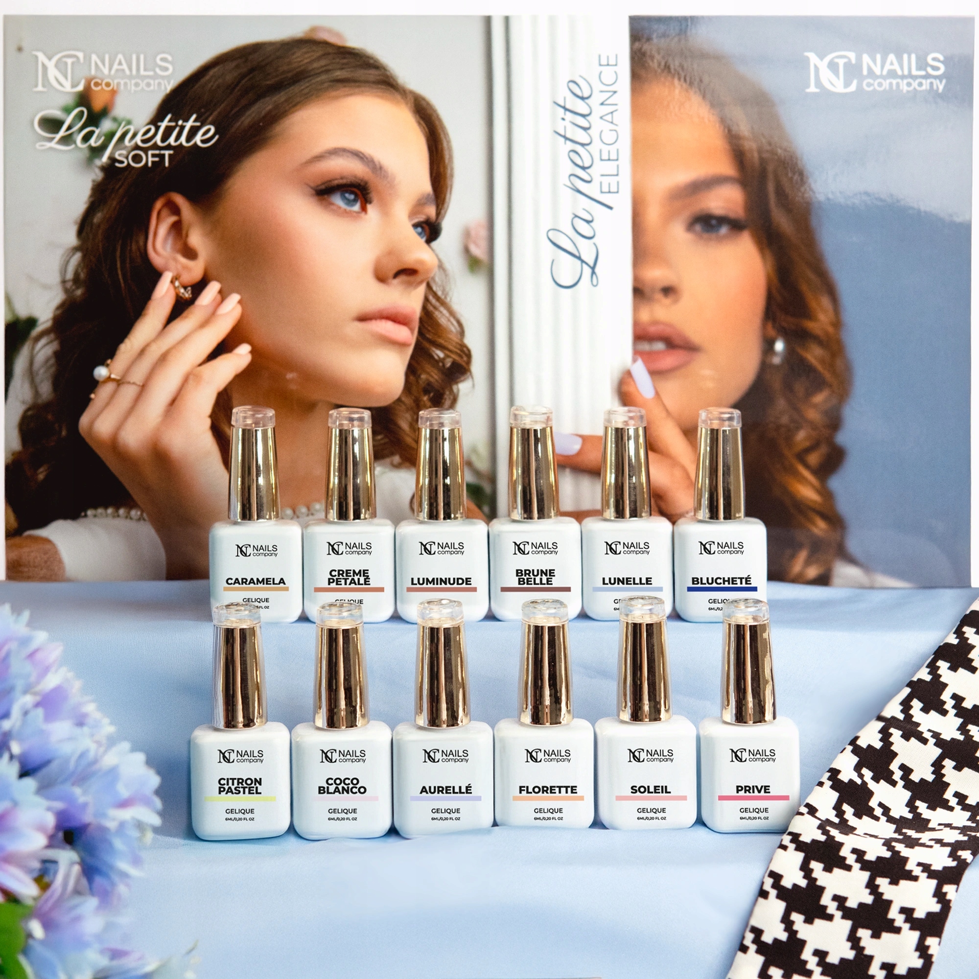 Sada kolekce hybridních laků Nc Nails La Petite